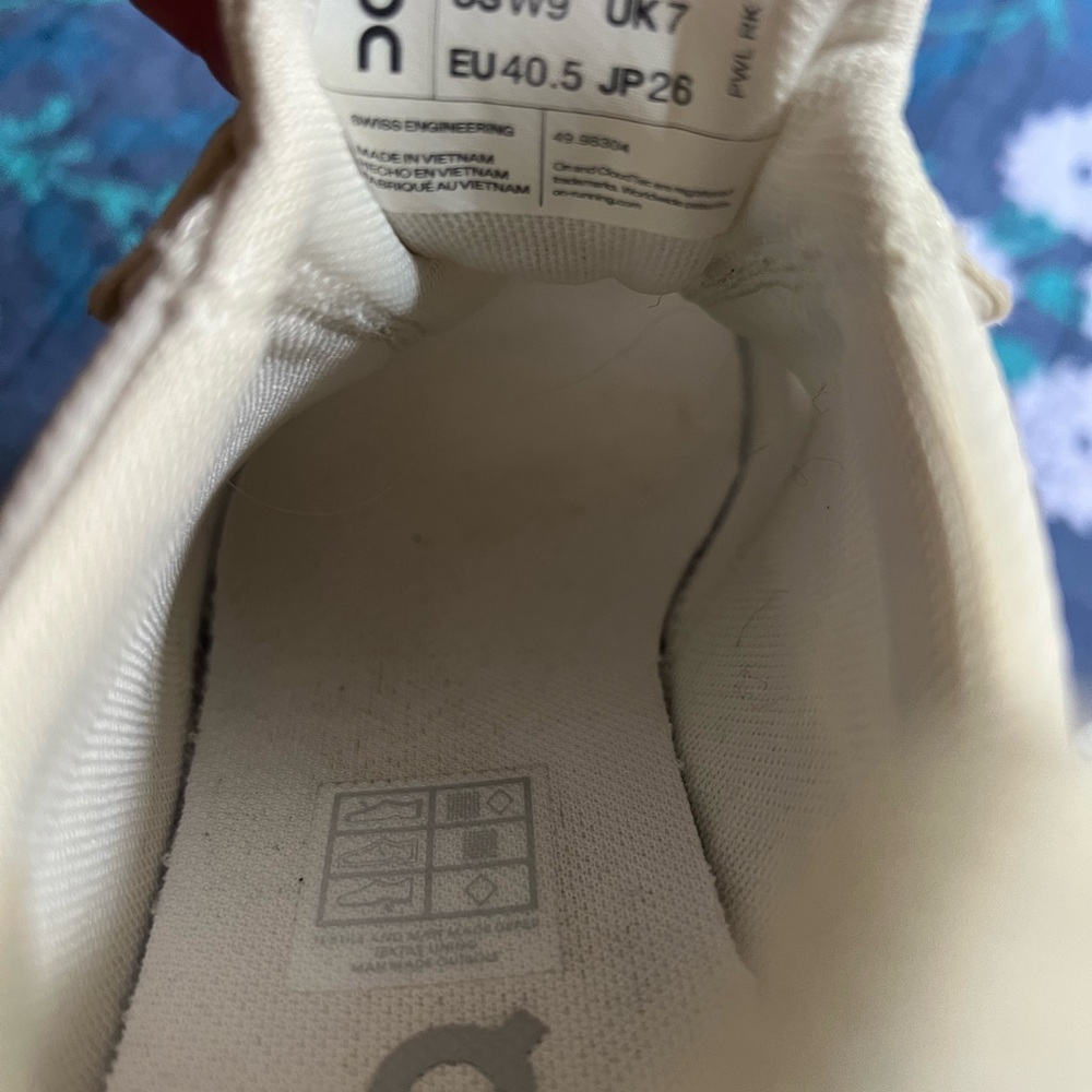 On Running Women's White Athletic Shoes - Picture 6 of 11